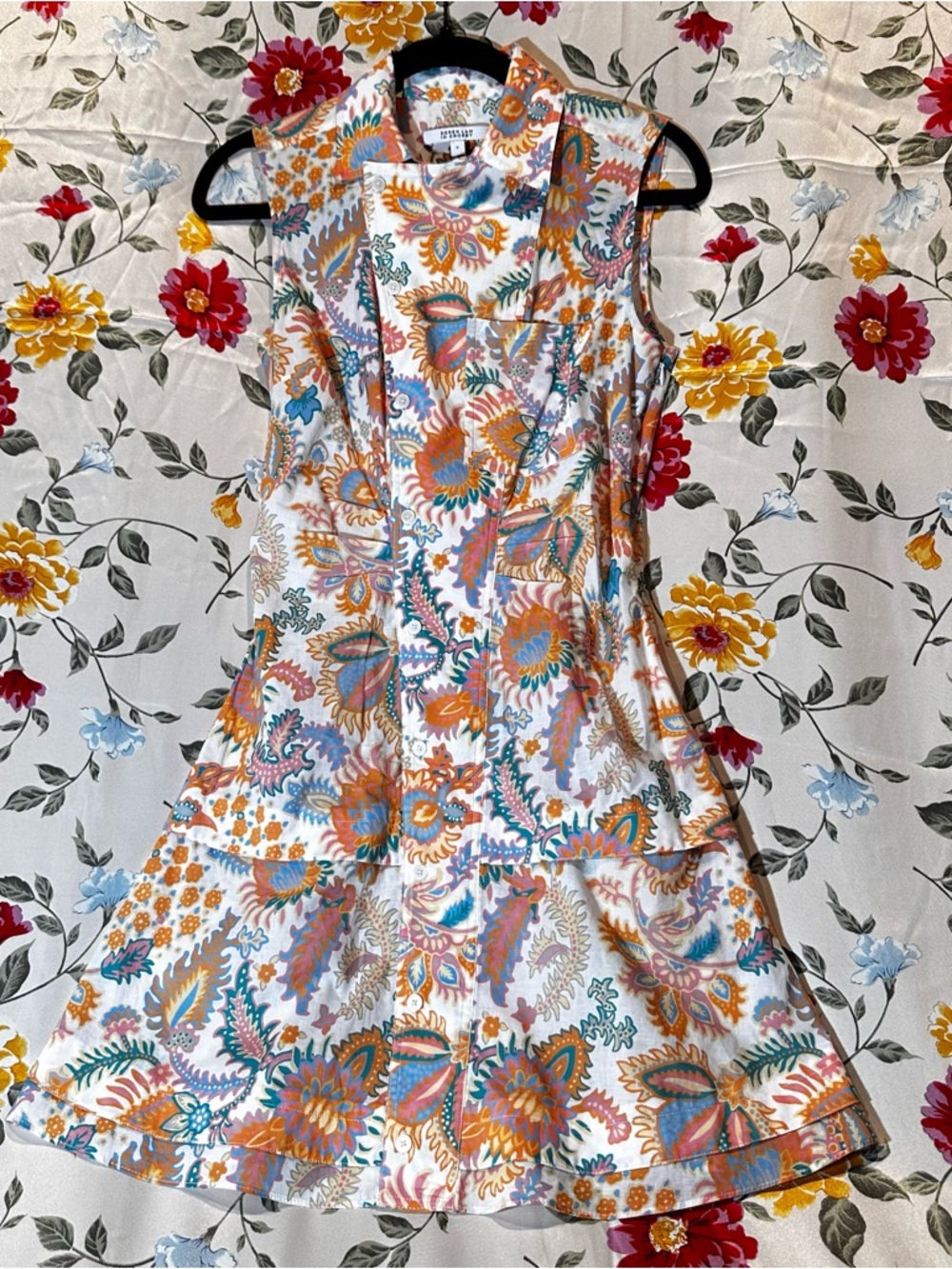 DEREK LAM 10 CROSBY Paisley - Size 0